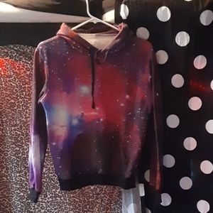 Women's small galaxy hoodie